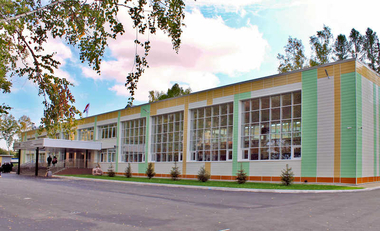 Школа №51 (Капитальный ремонт). Охотская, 84. Выполнен монтаж отопления, водоснабжения и канализации. 